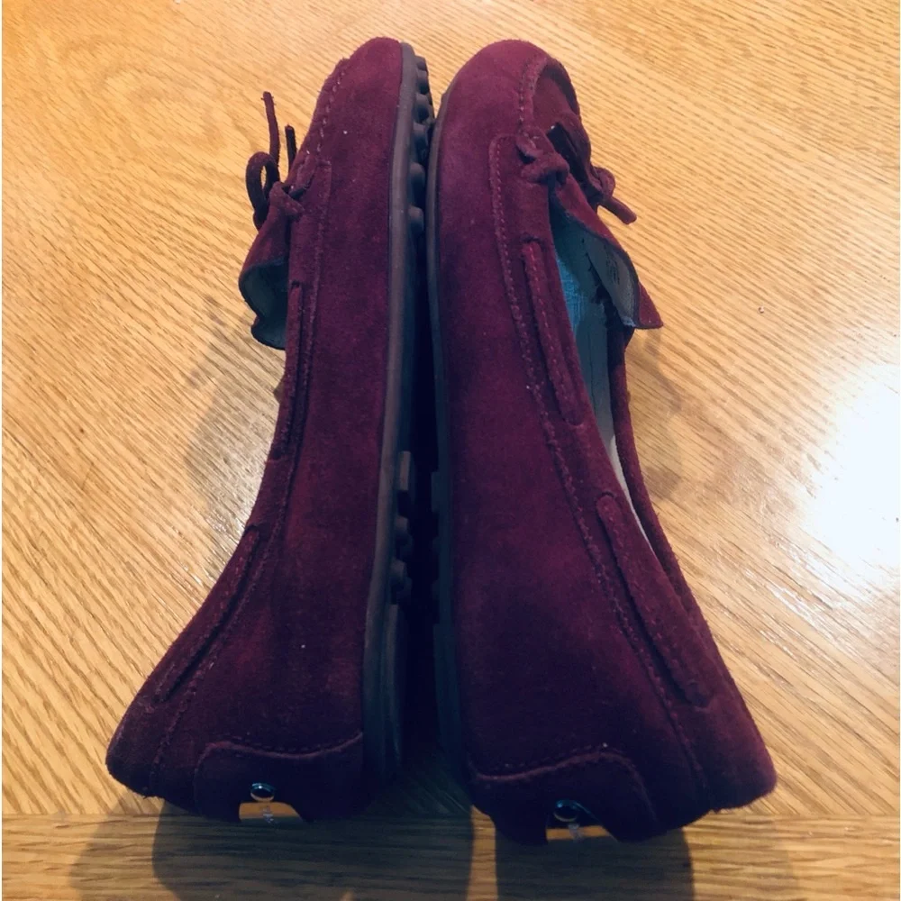 Michael Kors Daisy Moc Women US 7 Merlot Suede Loafer - Picture 5 of 8